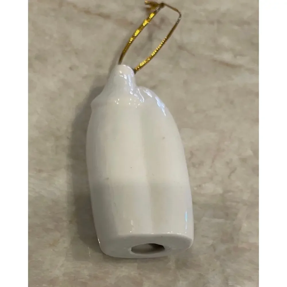 Porcelain Christmas white ornament nativity 3